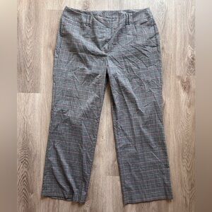 NWOT Lane Bryant Gray Plaid Pants size 18